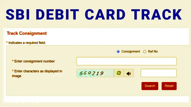 SBI Debit Card Tracking
